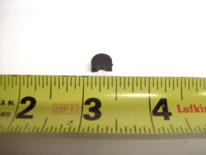 CORRIDOR BAR INSERT WHITE ABS "B" RIVET ONLY (514A-01-4401) 800228406 800913346